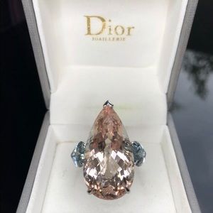 ❌NFS❌Dior Morganite and Aquamarine Ring Very Rare